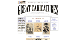 Desktop Screenshot of greatcaricatures.com